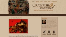 What Crawfishandcaramel.com website looked like in 2020 (3 years ago)