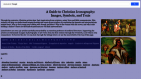 What Christianiconography.info website looked like in 2020 (3 years ago)