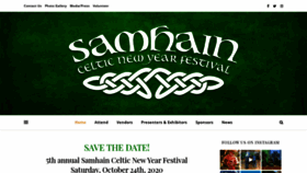 What Celticfestival.info website looked like in 2020 (5 years ago)