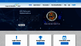What Cangurudematematicabrasil.com.br website looked like in 2020 (3 years ago)