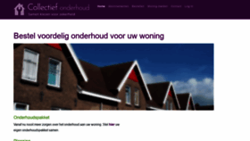 What Collectief-onderhoud.nl website looked like in 2020 (3 years ago)