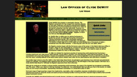 What Clydedewitt.com website looked like in 2020 (3 years ago)