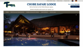 What Chobesafarilodge.net website looked like in 2020 (3 years ago)
