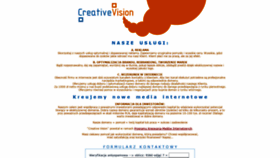 What Creativevision.pl website looked like in 2020 (3 years ago)