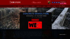 What Concretedemolition.co.in website looked like in 2020 (3 years ago)