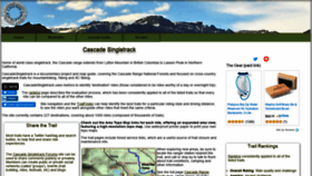 What Cascadesingletrack.com website looked like in 2020 (3 years ago)