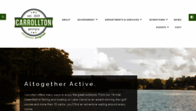 What Carrollton-ga.gov website looked like in 2020 (3 years ago)