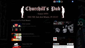 What Churchillspub.com website looked like in 2020 (3 years ago)