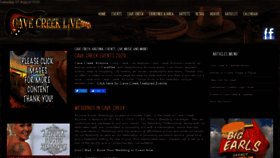 What Cavecreeklive.com website looked like in 2020 (3 years ago)