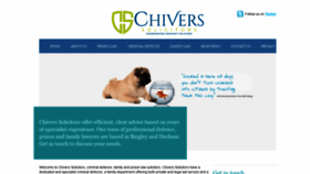 What Chiverssolicitors.co.uk website looked like in 2020 (3 years ago)