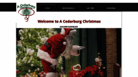 What Cedarburgchristmas.com website looked like in 2020 (3 years ago)