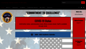 What Coralspringsfireacademy.org website looked like in 2020 (3 years ago)