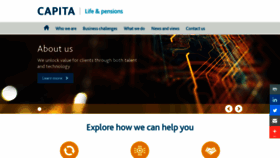 What Capitalifeandpensions.co.uk website looked like in 2020 (3 years ago)