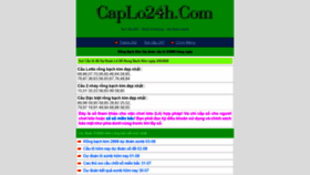 What Caplo24h.com website looked like in 2020 (3 years ago)
