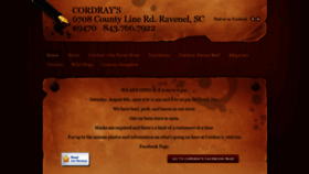 What Cordrays.com website looked like in 2020 (3 years ago)