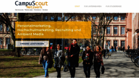 What Campus-scout-netzwerk.de website looked like in 2020 (3 years ago)