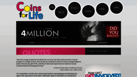 What Coinsforlife.org website looked like in 2020 (3 years ago)
