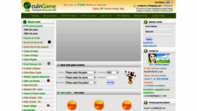 What Cuingame.com website looked like in 2020 (3 years ago)