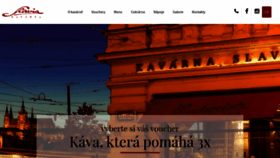 What Cafeslavia.cz website looked like in 2020 (3 years ago)