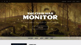 What Civilwarmonitor.com website looked like in 2020 (3 years ago)