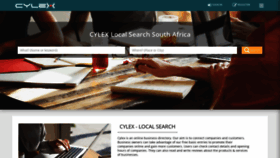 What Cylex.co.za website looked like in 2020 (3 years ago)