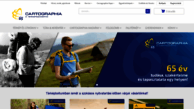 What Cartographia.hu website looked like in 2020 (3 years ago)