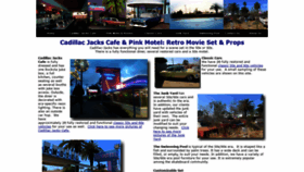 What Cadillac-jacks.com website looked like in 2020 (3 years ago)