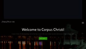 What Corpuschristi.com website looked like in 2020 (3 years ago)