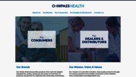 What Compasshealthbrands.com website looked like in 2020 (3 years ago)