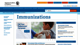 What Cispimmunize.org website looked like in 2020 (3 years ago)