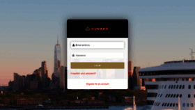 What Cunard3queens.com website looked like in 2020 (3 years ago)