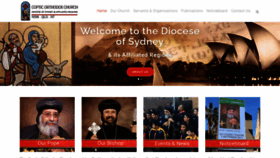 What Coptic.org.au website looked like in 2020 (3 years ago)