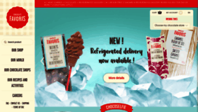 What Chocolatsfavoris.com website looked like in 2020 (3 years ago)