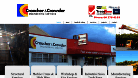 What Croucherandcrowder.co.nz website looked like in 2020 (3 years ago)
