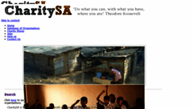 What Charitysa.co.za website looked like in 2020 (3 years ago)