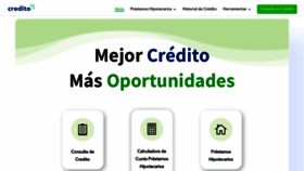 What Credito.com.do website looked like in 2020 (3 years ago)