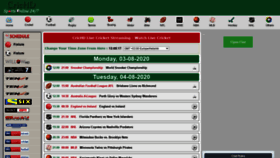 What Crichd.info website looked like in 2020 (5 years ago)