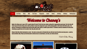 What Chaneysdairybarn.com website looked like in 2020 (3 years ago)