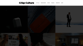 What Crispculture.com website looked like in 2020 (3 years ago)