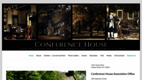 What Conferencehouse.org website looked like in 2020 (3 years ago)