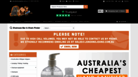 What Chainsawspares.com.au website looked like in 2020 (3 years ago)