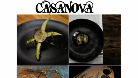 What Casanovarestaurant.com website looked like in 2020 (3 years ago)