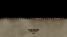 What Clarebeavan.com website looked like in 2020 (3 years ago)