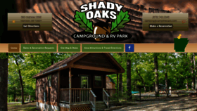 What Camptheoaks.com website looked like in 2020 (3 years ago)