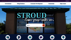 What Cityofstroud.com website looked like in 2020 (3 years ago)