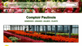What Comptoir-paulinois.com website looked like in 2020 (3 years ago)