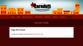 What Carnduff.ca website looked like in 2020 (3 years ago)