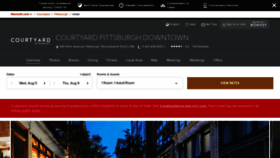 What Courtyardpittsburghdowntown.com website looked like in 2020 (3 years ago)