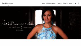What Christinegarvin.com website looked like in 2020 (3 years ago)