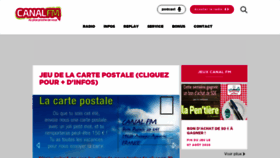 What Canalfm.fr website looked like in 2020 (3 years ago)